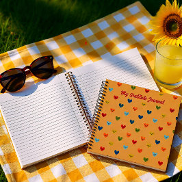 Mi cuaderno de personalizable de corazones de Grat
