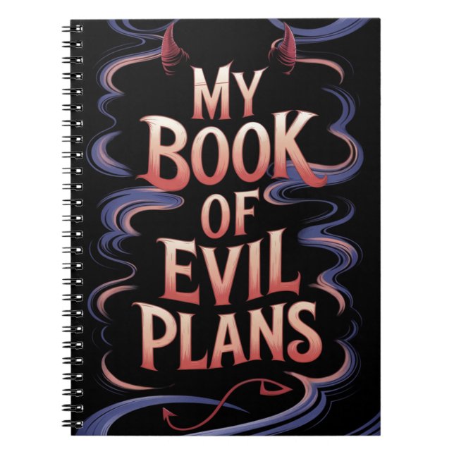 Mi cuaderno de planes malvados (Frente)