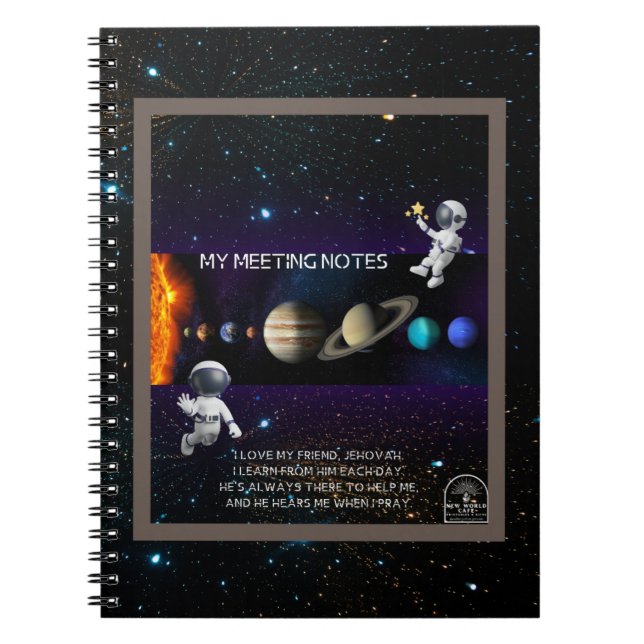 Mi cuaderno de reuniones para jóvenes hermanos JW (Frente)