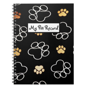 Mi cuaderno lindo de la salud del mascota de
