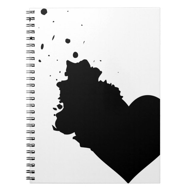 Mi cuaderno salpicado del corazón (Frente)
