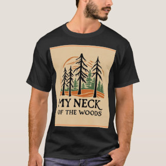 Mi cuello de la camiseta básica de Woods