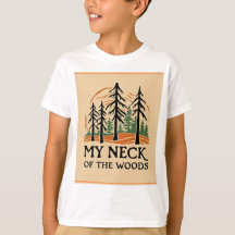 Mi cuello de la camiseta básica de Woods (niños)