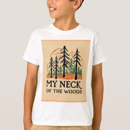 Mi cuello de la camiseta básica de Woods (niños)