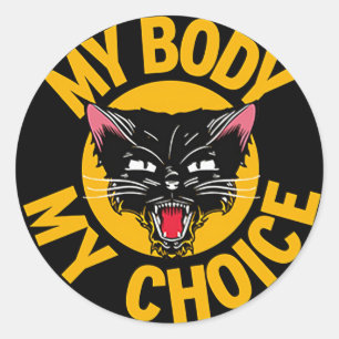 Mi cuerpo mi Pegatina de elección