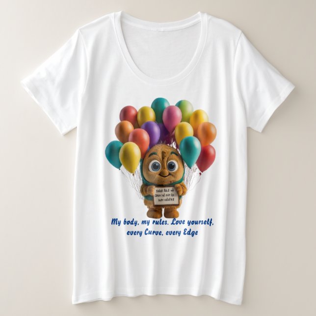 Mi cuerpo, mis reglas" Empowerment T-Shirt (Anverso del diseño)