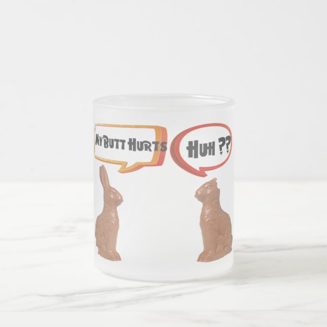 mi culo duele el diseño divertido de la taza (Centro)