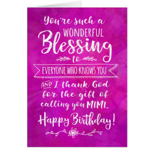 Mi cumpleaños, eres una bendición