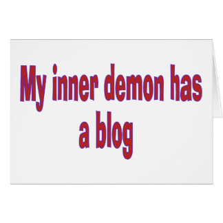 Mi demonio interior tiene un blog