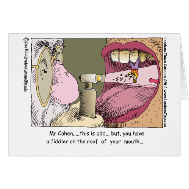 Mi dentista judío obsequia divertidos regalos con  (Anverso (Horizontal))