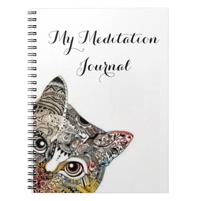 Mi diario de la meditación - cuaderno del diseño (Frente)