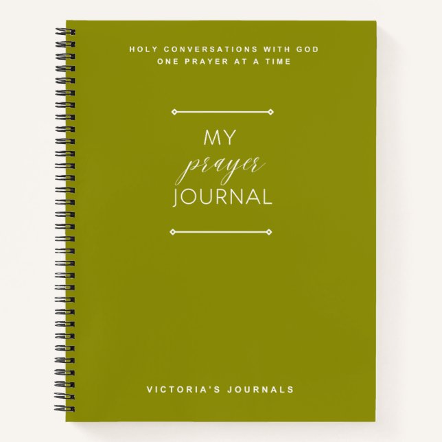 Mi diario de oraciones (Anverso)