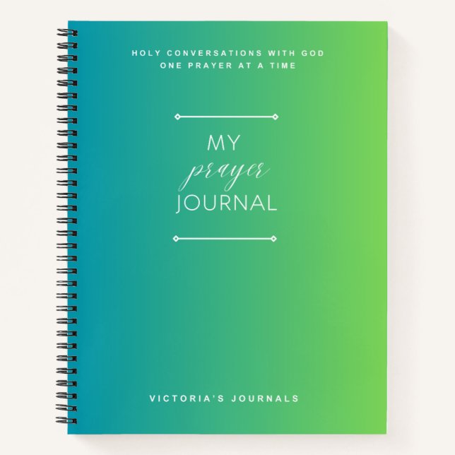 Mi diario de oraciones (Anverso)