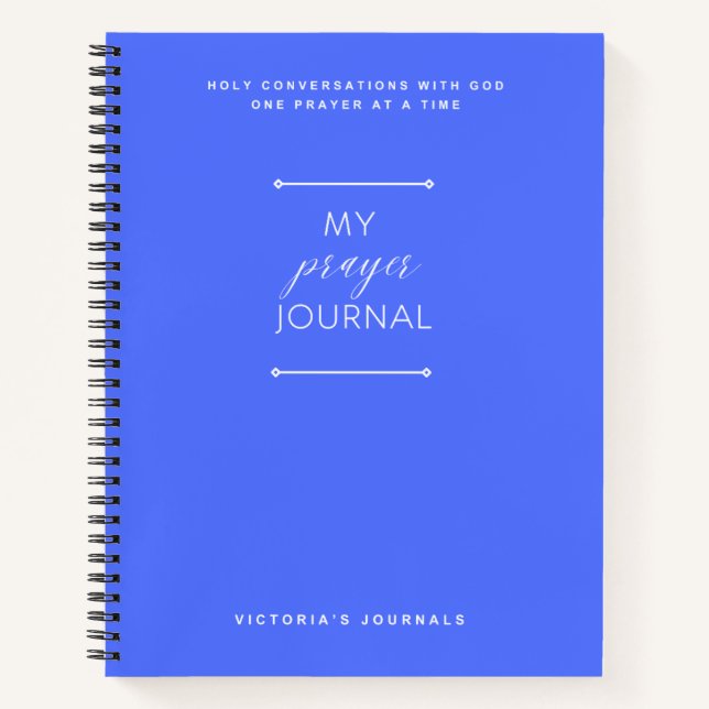 Mi diario de oraciones (Anverso)