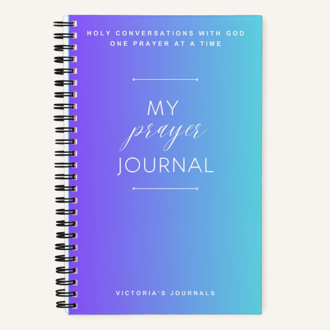 Mi diario de oraciones (Anverso)