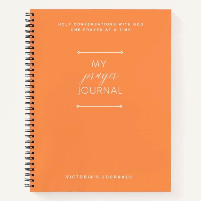 Mi diario de oraciones (Anverso)