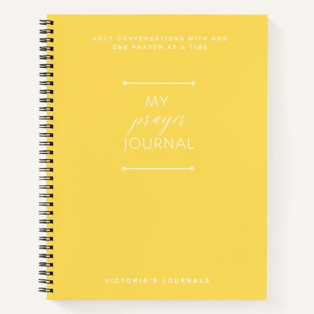 Mi diario de oraciones (Anverso)