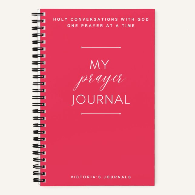 Mi diario de oraciones (Anverso)