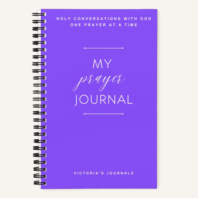 Mi diario de oraciones (Anverso)