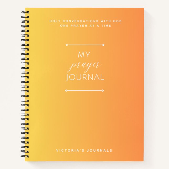 Mi diario de oraciones (Anverso)