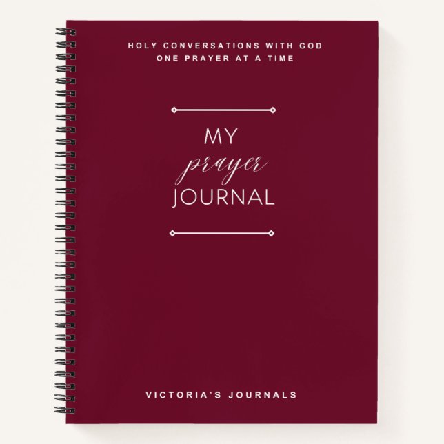 Mi diario de oraciones (Anverso)