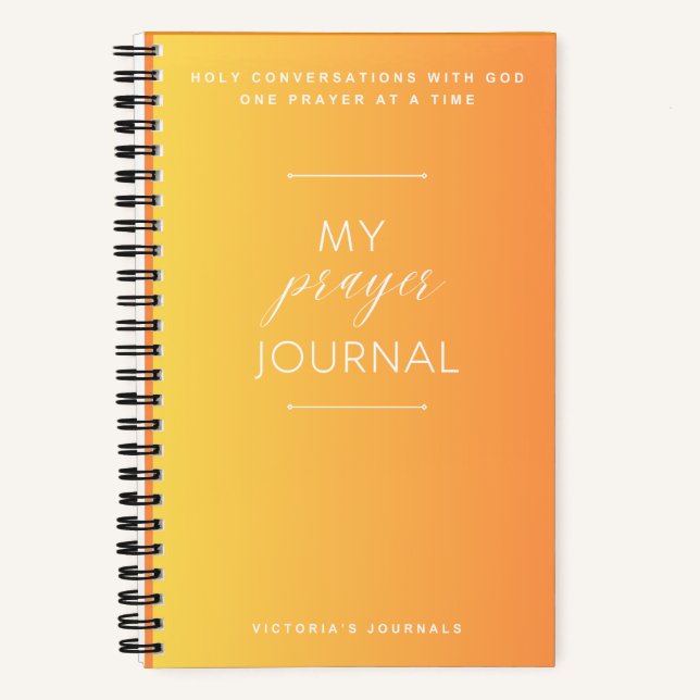 Mi diario de oraciones (Anverso)