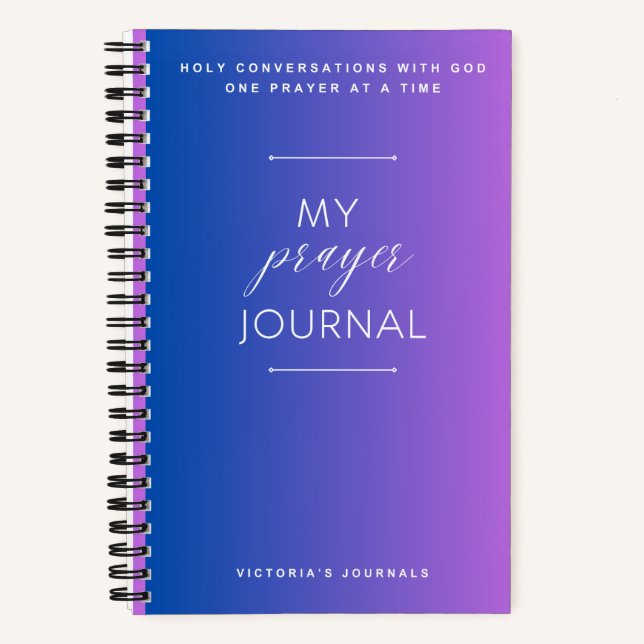 Mi diario de oraciones (Anverso)