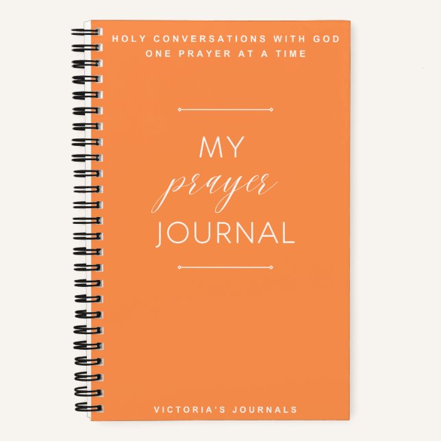 Mi diario de oraciones (Anverso)