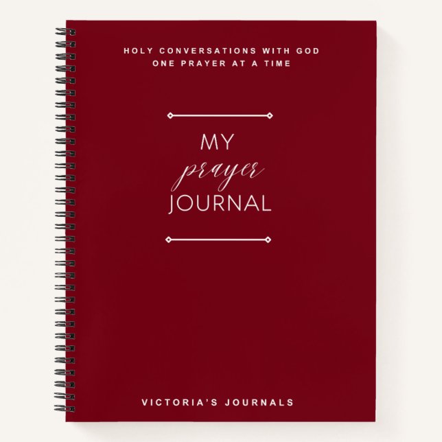 Mi diario de oraciones (Anverso)
