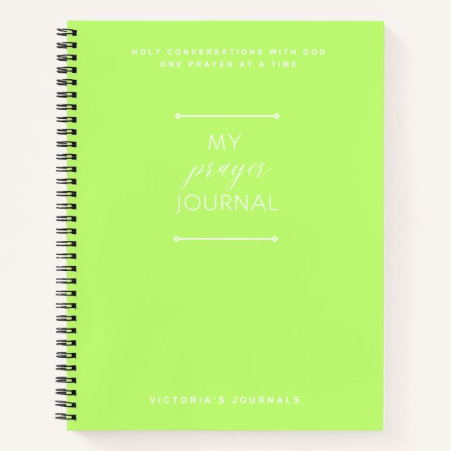 Mi diario de oraciones (Anverso)