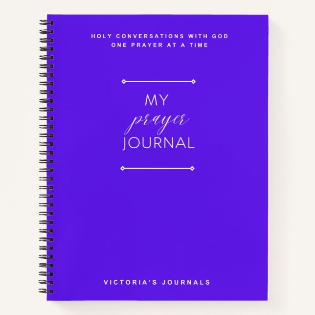 Mi diario de oraciones (Anverso)
