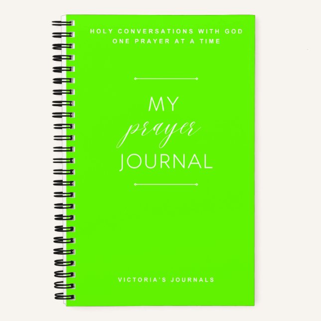 Mi diario de oraciones (Anverso)