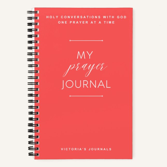 Mi diario de oraciones (Anverso)