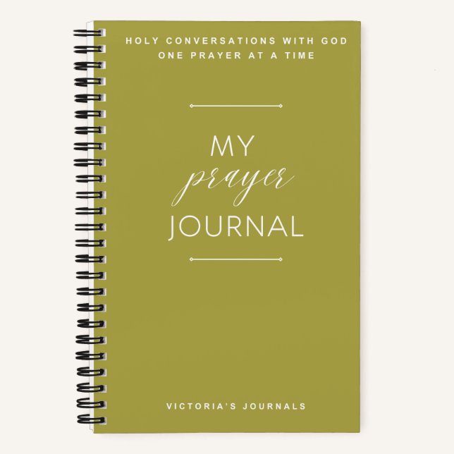 Mi diario de oraciones (Anverso)