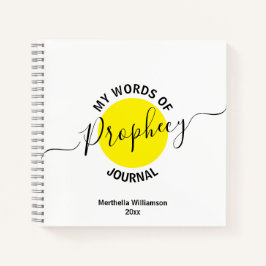 Mi diario de palabras de profecía