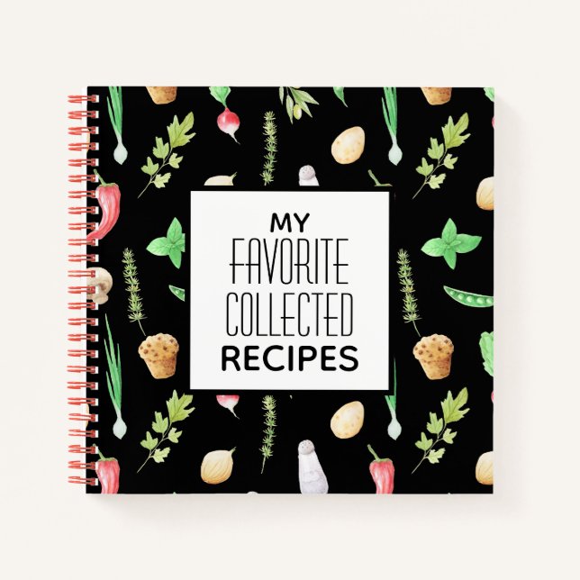 Mi Diario de recetas Recogidas Favoritos (Anverso)