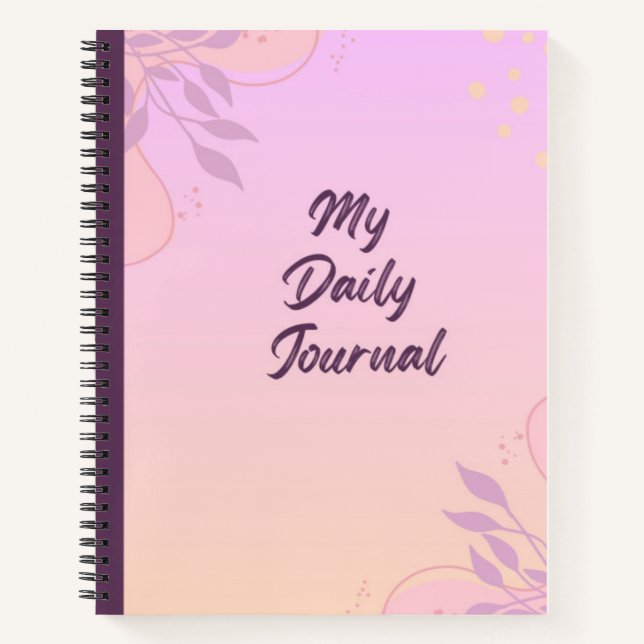 Mi diario personal Cuaderno en espiral (Anverso)