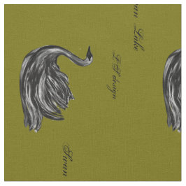 Mi dibujo digital Swan Lake LS en esta tela