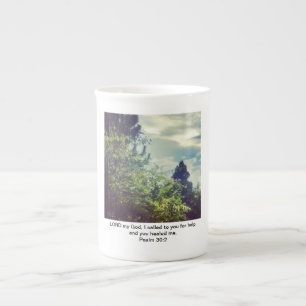 Mi dios cura - la taza de la porcelana de hueso