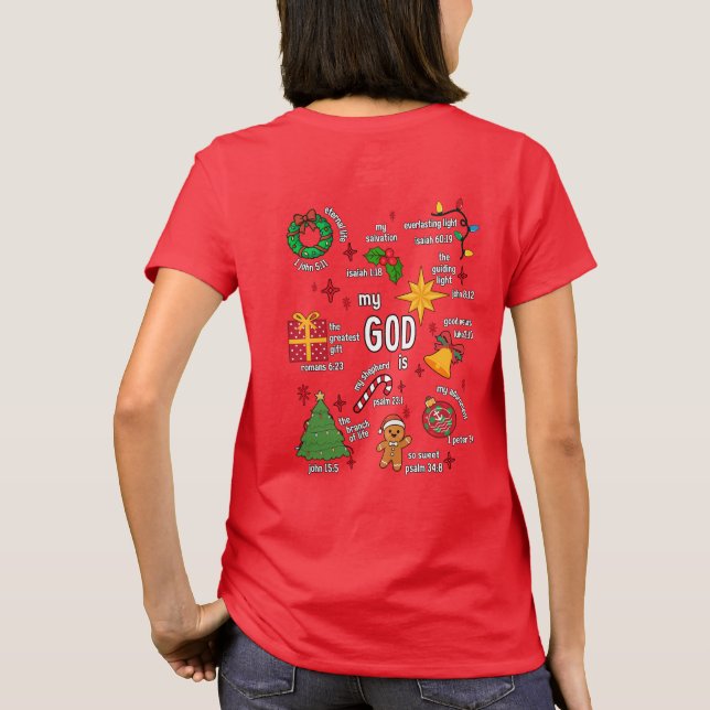 Mi Dios es camiseta (Reverso)