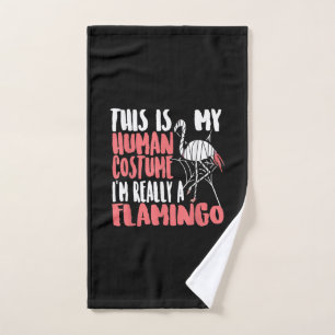Mi disfraz humano soy realmente un flamenco momia