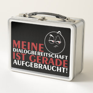 ¡Mi disposición al diálogo se acabó!