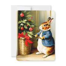 mi dulce navidad bunny vintage