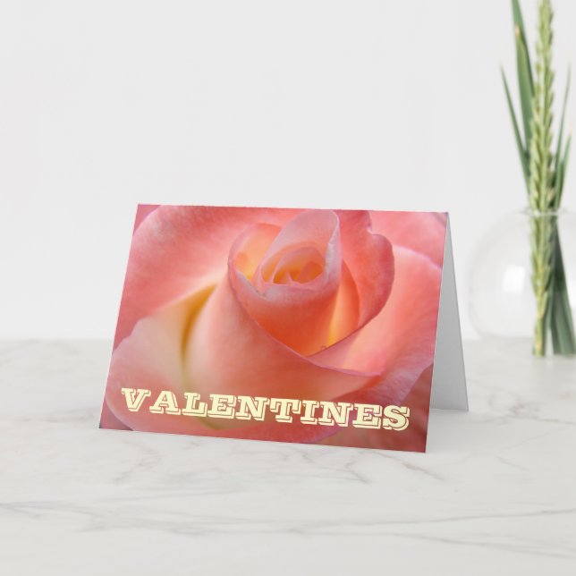 ¡Mi dulce San Valentín! Tarjetas Rosa Flor (Anverso)