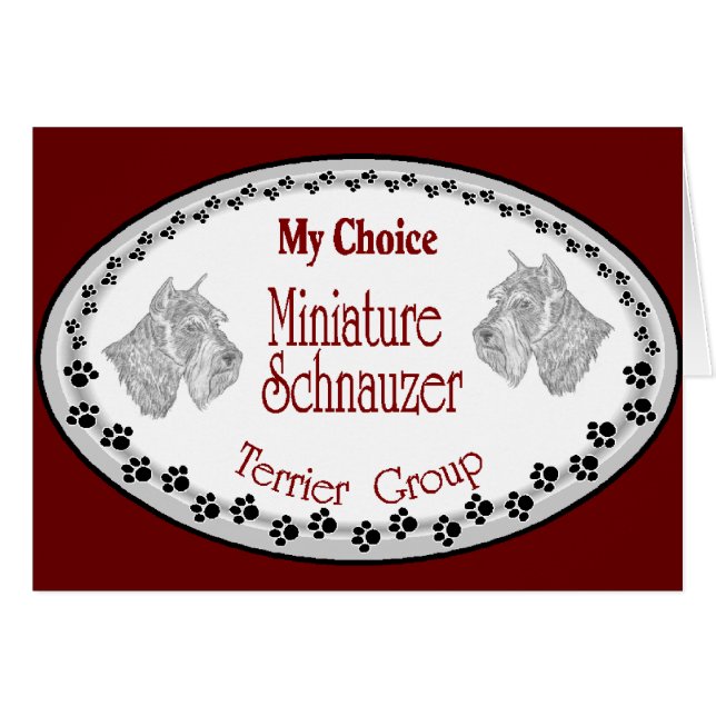 mi elección mini schnauzer (Anverso (Horizontal))