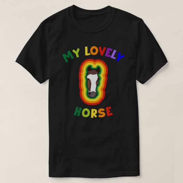Mi encantadora camiseta clásica de caballo (Diseño del anverso)