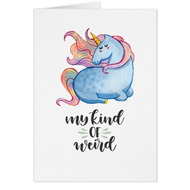 Mi especie de unicornio azul raro (Frente)