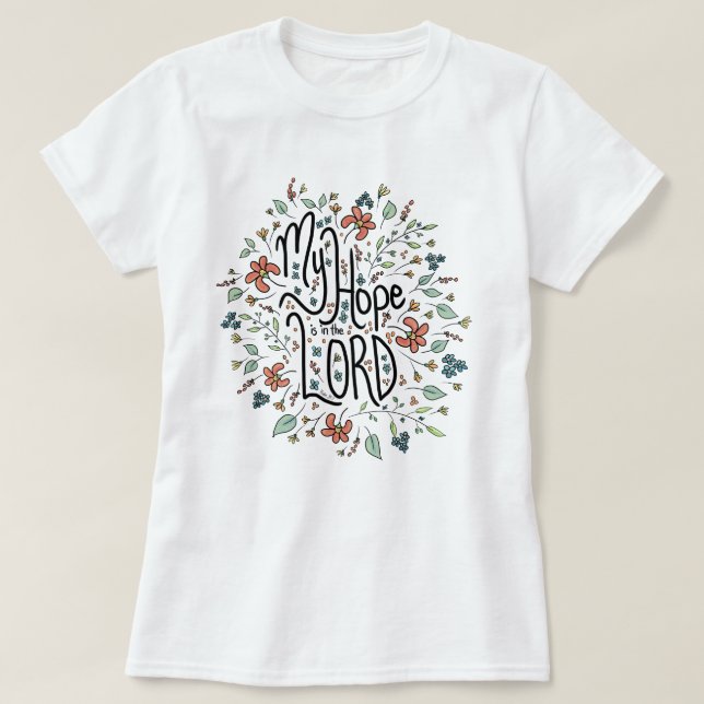 Mi esperanza está en la camiseta del SEÑOR (Diseño del anverso)
