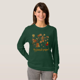 ¡Mi estación favorita! Camiseta de árbol de rama