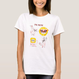 Mi estado de ánimo Camiseta gráfica de meme de gat